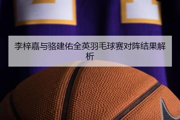 李梓嘉与骆建佑全英羽毛球赛对阵结果解析